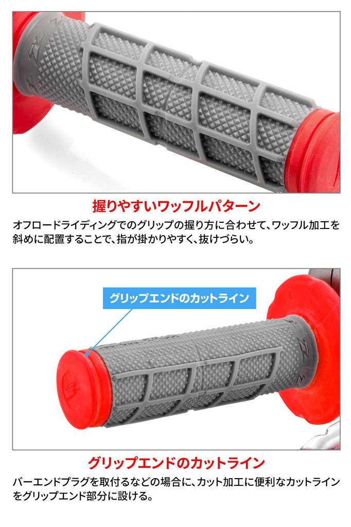 ZETA RACING Race Grip Closed End Blue/Gray Dirt Freak DIRTFREAK F5215 (Old Model Number: ZE47-5006)