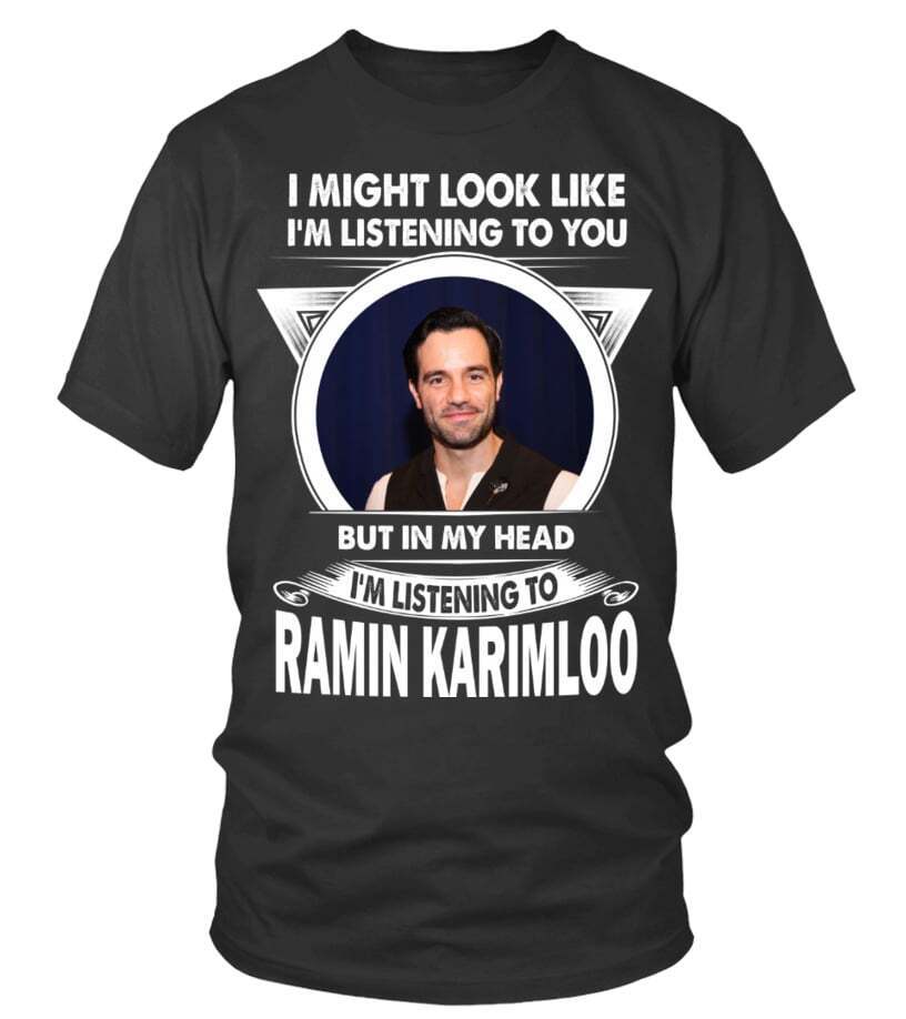 NEW I M Listening To Ramin Karimloo Unisex Classic Tee Vintage Trending S-5XL Unisex T-Shirt XXXL