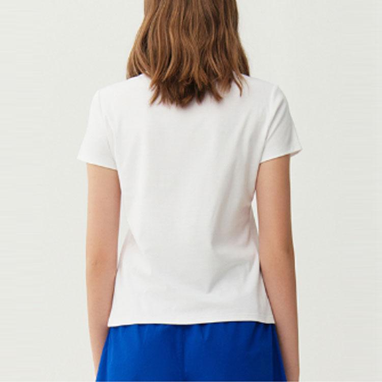 New FILA T Shirts Women's White F11W118152FWT