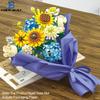 Non-Toxic Knew Built Mini Flower Bouquet 3D Model Building Blocks Ideal Holiday Gift For Children Or Versatile Decoration Kids Toys