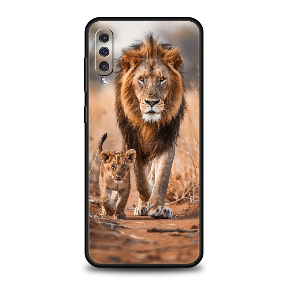 

Lion Alpha Male Cub Phone Case For Samsung A26 A36 A56 A54 A52 A50 A70 A40 A12 A14 A16 A22 A24 A42 A34 A32 5G A04s A06 5G Cover Samsung A70