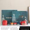 Hongyu Oriental Hand-Painted Stainless Steel Tea Set