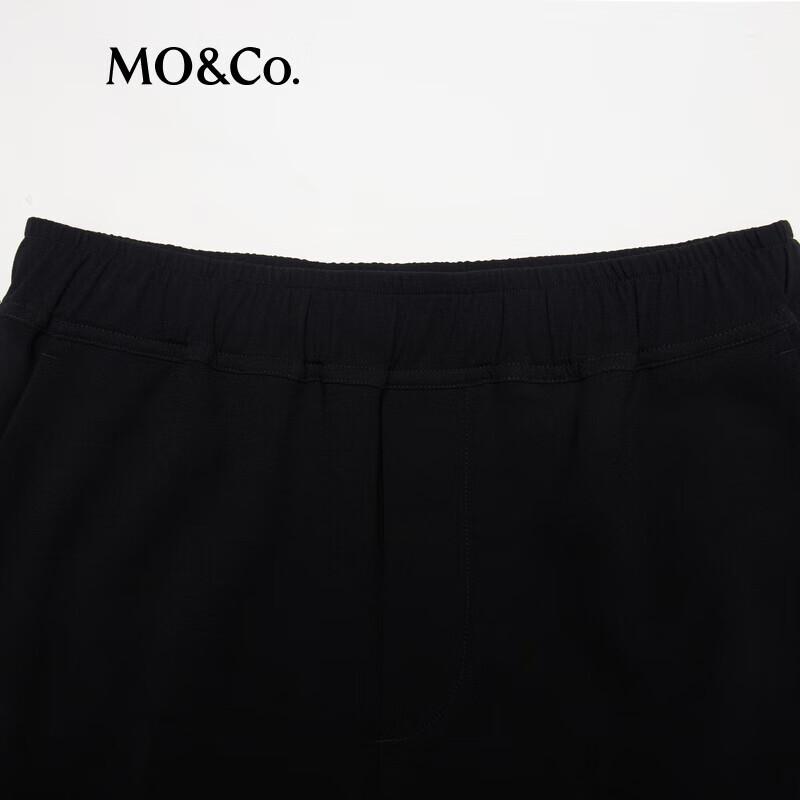 MO&Co. Women's Spring High-Waist Straight Casual Pants