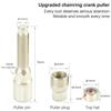 Practic Mtb Biciclete Biciclete Manivelă Roată Extractor Suport inferior Ciclism Crankset Pedal Remover Instrument de reparare Argintiu