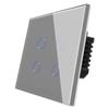 Bingoelec ZIGBEE 1/2/3/4 Gang Wi-fi Controlled Power Touch Led Glass Screen Safety Switch