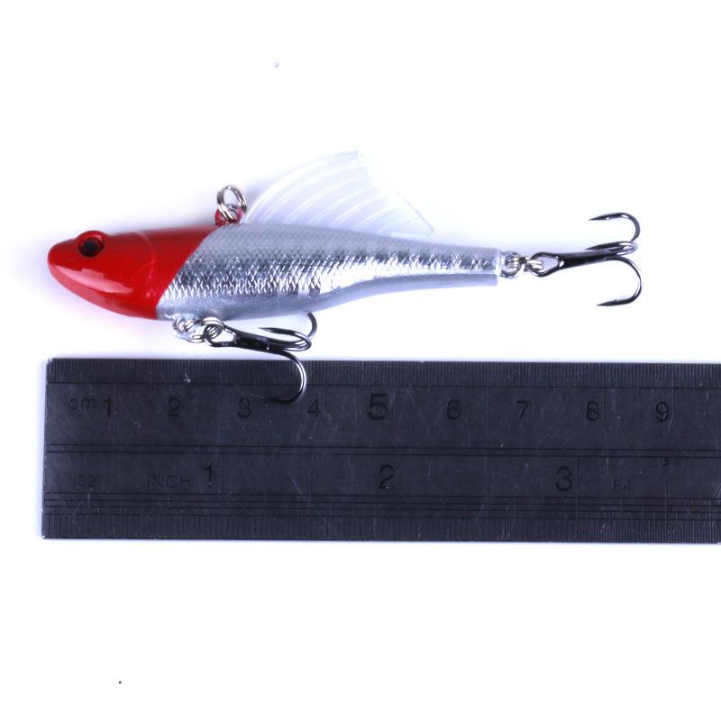 5PCS 6.5cm 17.2g 6The Hook Sinks quicklyVIBPencil Fishing Lure, Sinking Sea Fishing Artificial Bait, Pencil Fishing Tackle