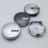 4pcs SSR Logo Emblem Badge Car Wheel Center Caps O.D 60MM I.D 56MM Wheels Hub Cap Rim Hubcaps Dust Cover Replace Car Accessories