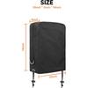 Roastove RV Electric Tongue Jack Cover Waterproof 600D Oxford Fabric Universal Trailer Jack Protective Cover For Outside Camper RV Accessories-Black