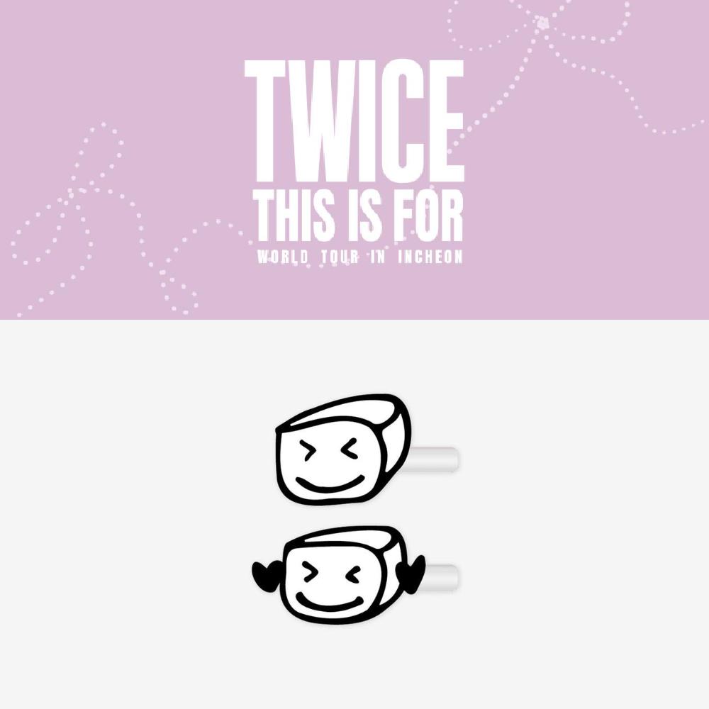 Pre-order TWICE THIS IS FOR Official MD Dahyun Dub Hair Clip Set