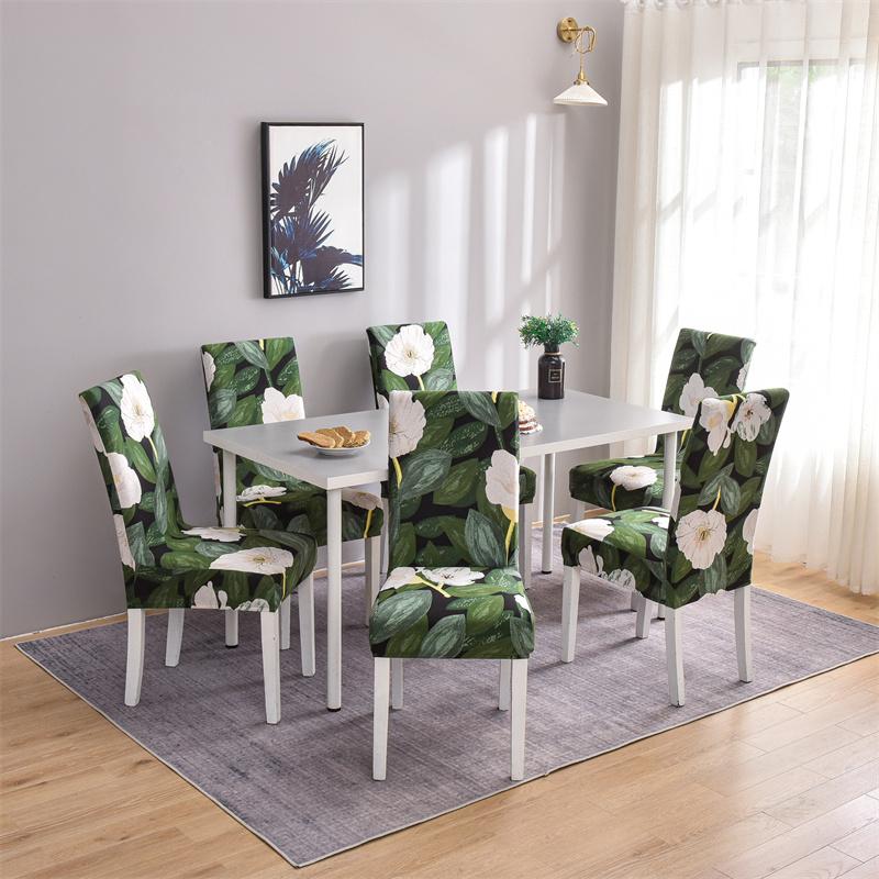 Dining Room Chair Covers Set Of 1/2/4/6Pieces, Removable Washable Chair Covers For Dining Chairs Stretch Parson Chair Slipcover