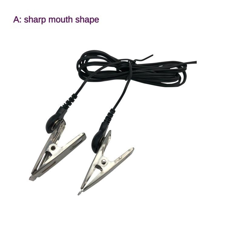 Metal Electric Shock Nipple Clip Female Nipple Stimulator Adult Toy Breast Massager Adult Games Medical Supplie SM Bondage Slave