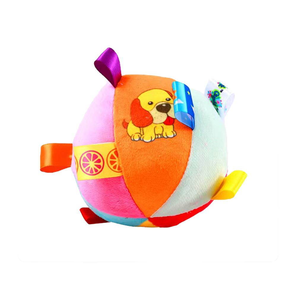 

Интерактивная игрушка-мяч для собак для агрессивных жевательных тренировок, декомпрессия, устойчивая к укусам, плюшевая ручка, игрушки для собак с колокольчиками, товары для домашних животных