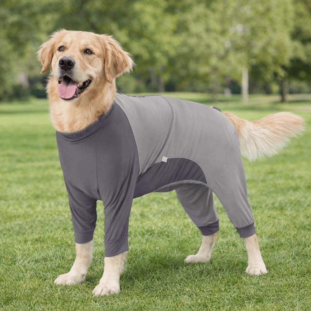 Elastic Dog Four-Legged Pajamas Soft Comfortable Dog Sterilization Suit Long Sleeves Anti-licking Dog Anti-hair Loss Clothing