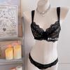 New Sweet Lace Underwear Women's Big Breasts Show Small Breasts Gather Sexy Pure Desire Thin Steel Ring Anti-sagging Bra Cover