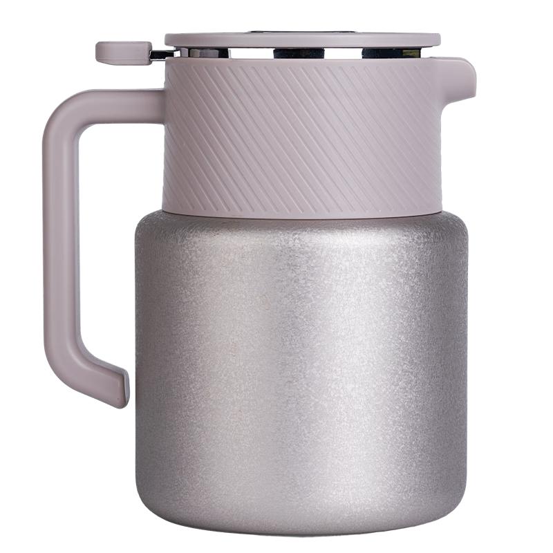 KOBACH 1.5L Titanium Thermal Tea Pot with Temperature Display