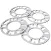 4Pcs Universal Wheel Spacers 5Mm For Most 4 Lug & 5 Lug Wheels, PCD 98Mm To 120Mm, 4X100 4X108 4X100 5X100 5X108 5X110 5X112 5X114.3 5X115 5X120