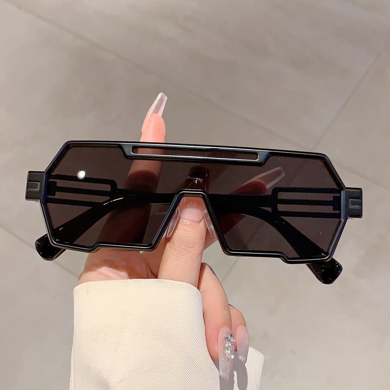 Fashion Punk Men's Sunglasses High Quality Metal Brand Shades Oversize Women's Sun Glasses for Travelling Driving