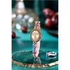 Nischen-High-End-Uhr Luxuriöse ovale Quarz-Uhr Schmuck Vierblättriges Kleeblatt Mittelalterliches Armbanduhr