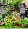 Cross-Border Owl: Outdoor Bird-Scaring, Rodent-Repelling Resin Ornament with Head Movement