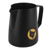 600ml Coffee Cup Mug Multi Purpose 304 Stainless Steel Milk Frothing Pitcher Black