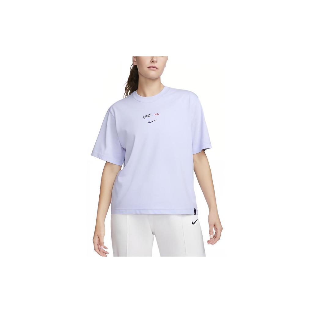 New Nike T Shirt Women's Oxygen Purple FD0982-536