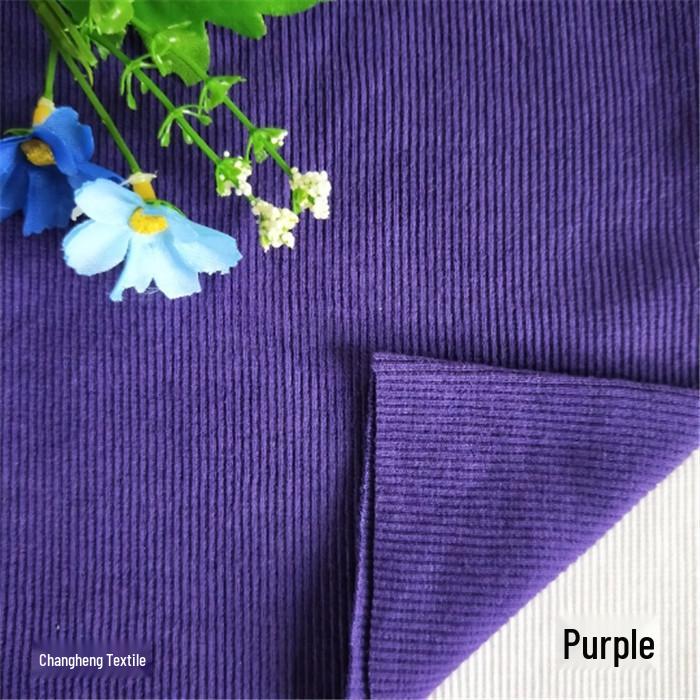 All-Cotton Knitted 2x2 Rib Fabric for Sweatshirt Neckline, Cuffs, and Hem