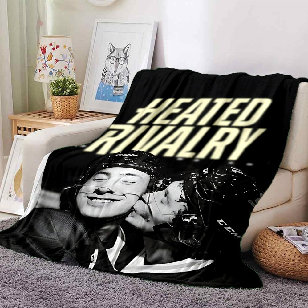 Hockey Rivalry Blanket Soft Throw Blanket For Home Bedroom Bed Sofa Travel Office Solid Christmas Blanket