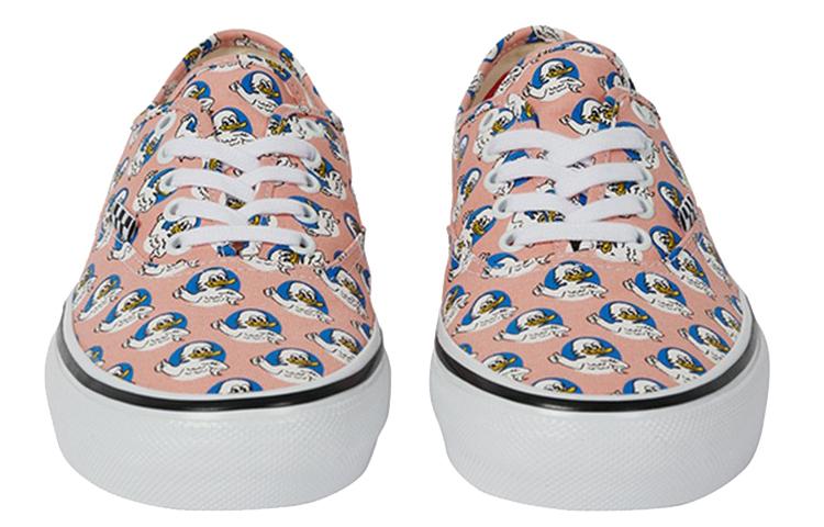 Men's Sneakers Vans Skate Authentic Palace Jeremy the Duck Black Salmon Salmon/White/Royal