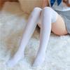 Black and white striped J student socks women's black tube socks thigh socks Sexy student socks Sailor suit socks