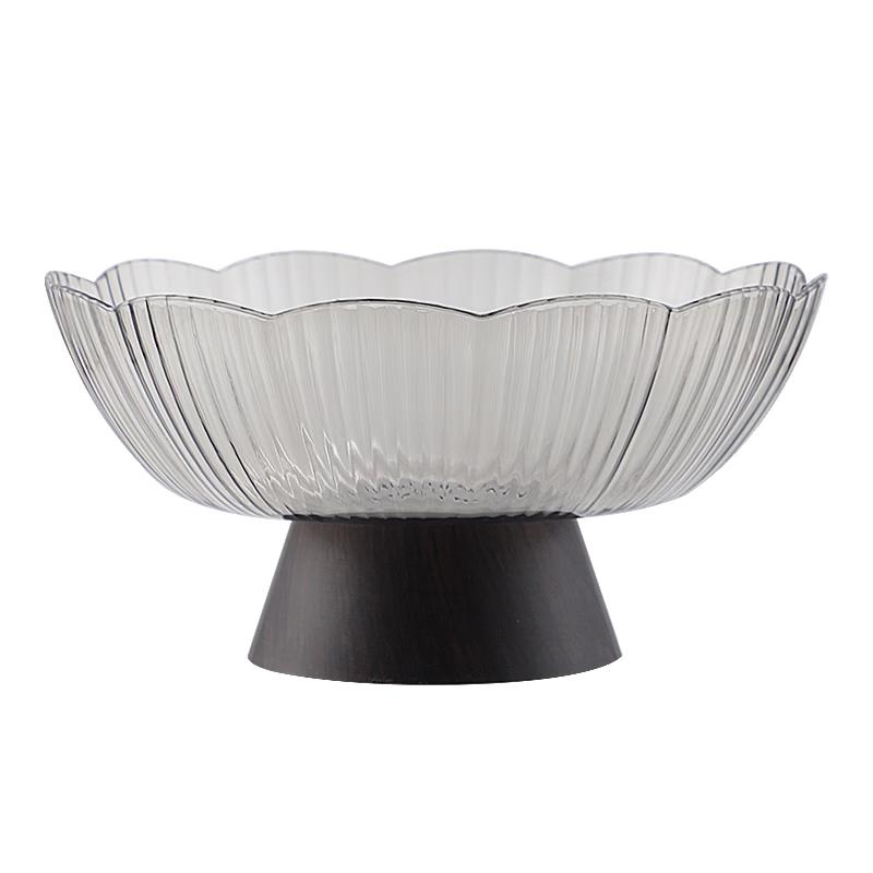 Guangyi High-Foot Draining Fruit & Snack Plate