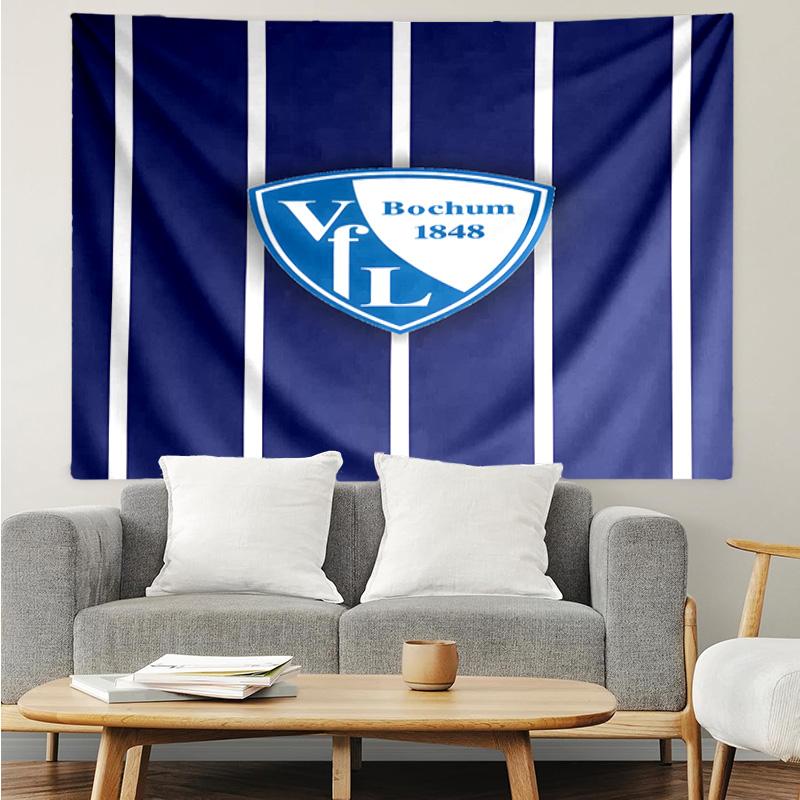 Bochum 1848 Football Club Tapestry, Unique Design Tapestry, Suitable for Bedroom,Livingroom, Playroom,Heartwarming Fan Holiday Gifts