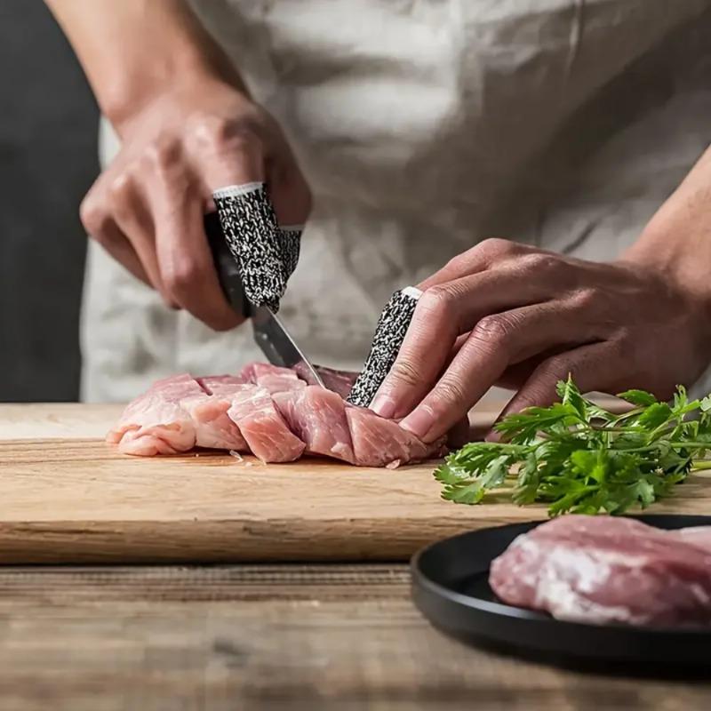 Schnittfester Fingerschutz Fingerprotektor Hülle 10 Stück 5-stufige Elastische Verschleißfeste Fingerlinge Fingerschutzhüllen