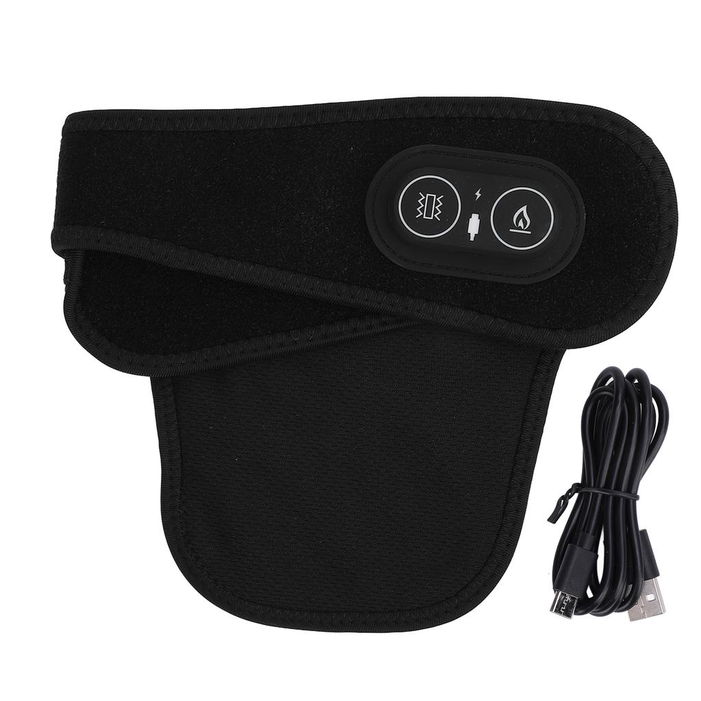 Neck Heating Pad Portable Electric Heated Wrap with Vibrating Hot Compress USB Plug In