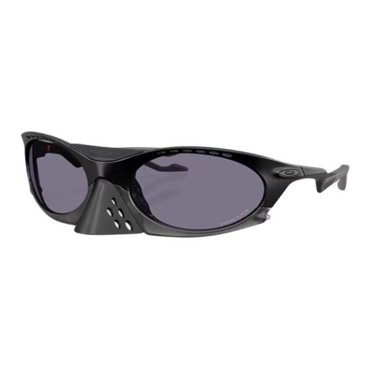 

Oakley Pattern Design Injection Molded Irregular Sunglasses Unisex Couple Black 63 чёрный