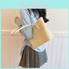 2024 Spring New Stylish Underarm Bag Street Fashion Tote Bag Trendy Commuter Large Capacity Bag For Women In Black/brown/pink/off-white