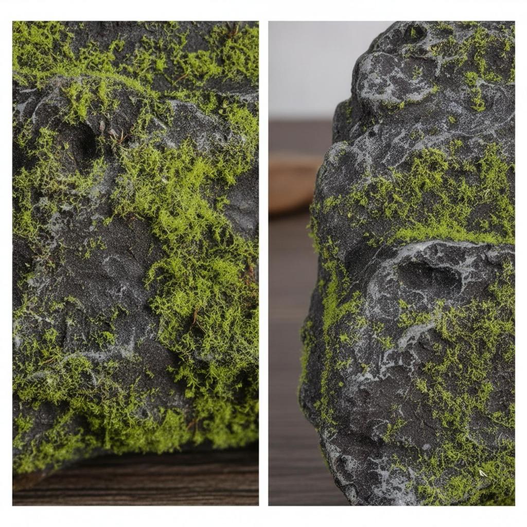 Artificial Lichen Stones Lifelike Rocks Natural