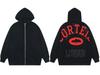 Chaqueta de Invierno Acolchada de Plumas Corteiz Alcatraz con LOGOTIPO Bordado