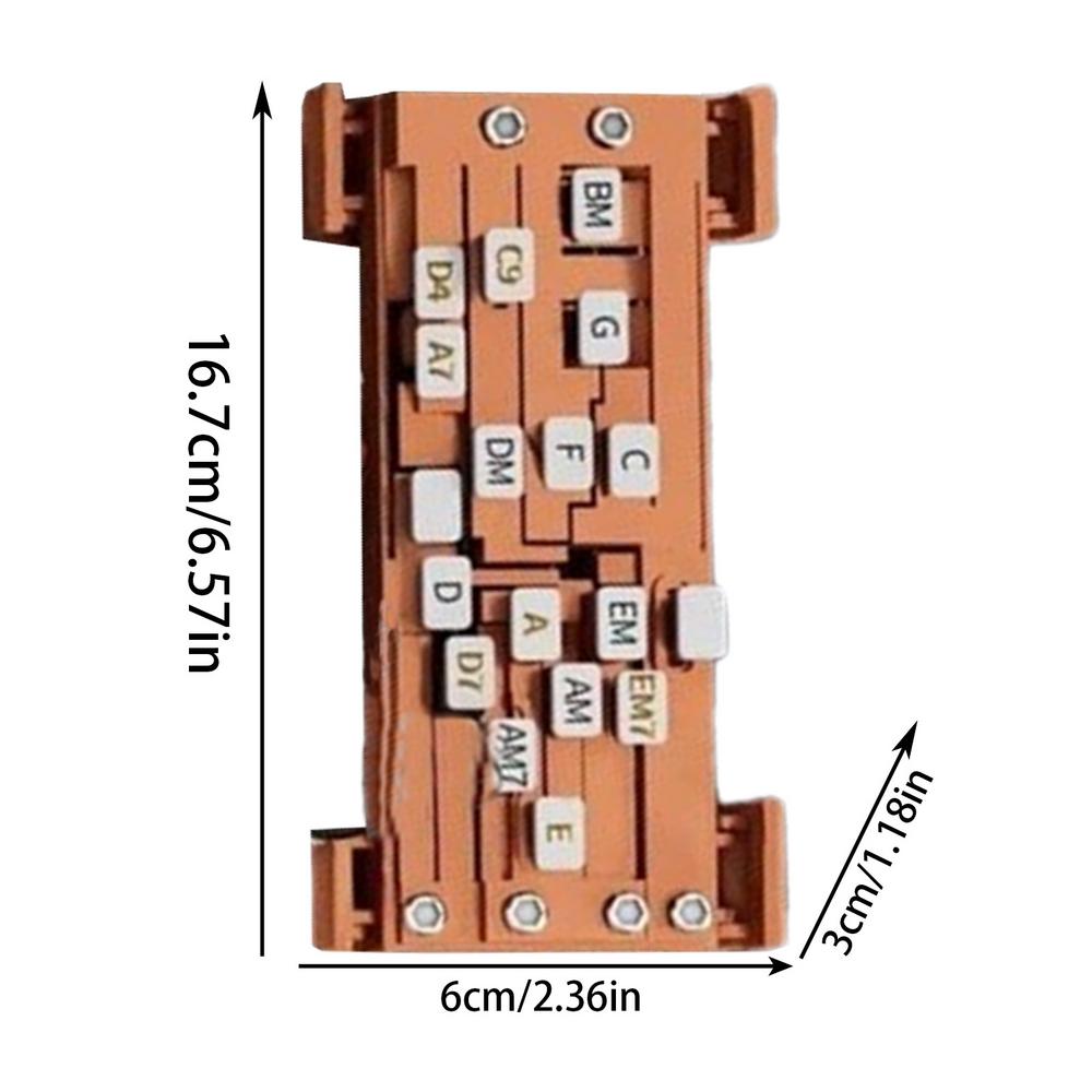 Guitar Chord Presser Guitar Learning Tools Guitar Teaching Practice Aid Guitar Learning Tools Guitar Learning Aid Tool For коричневый