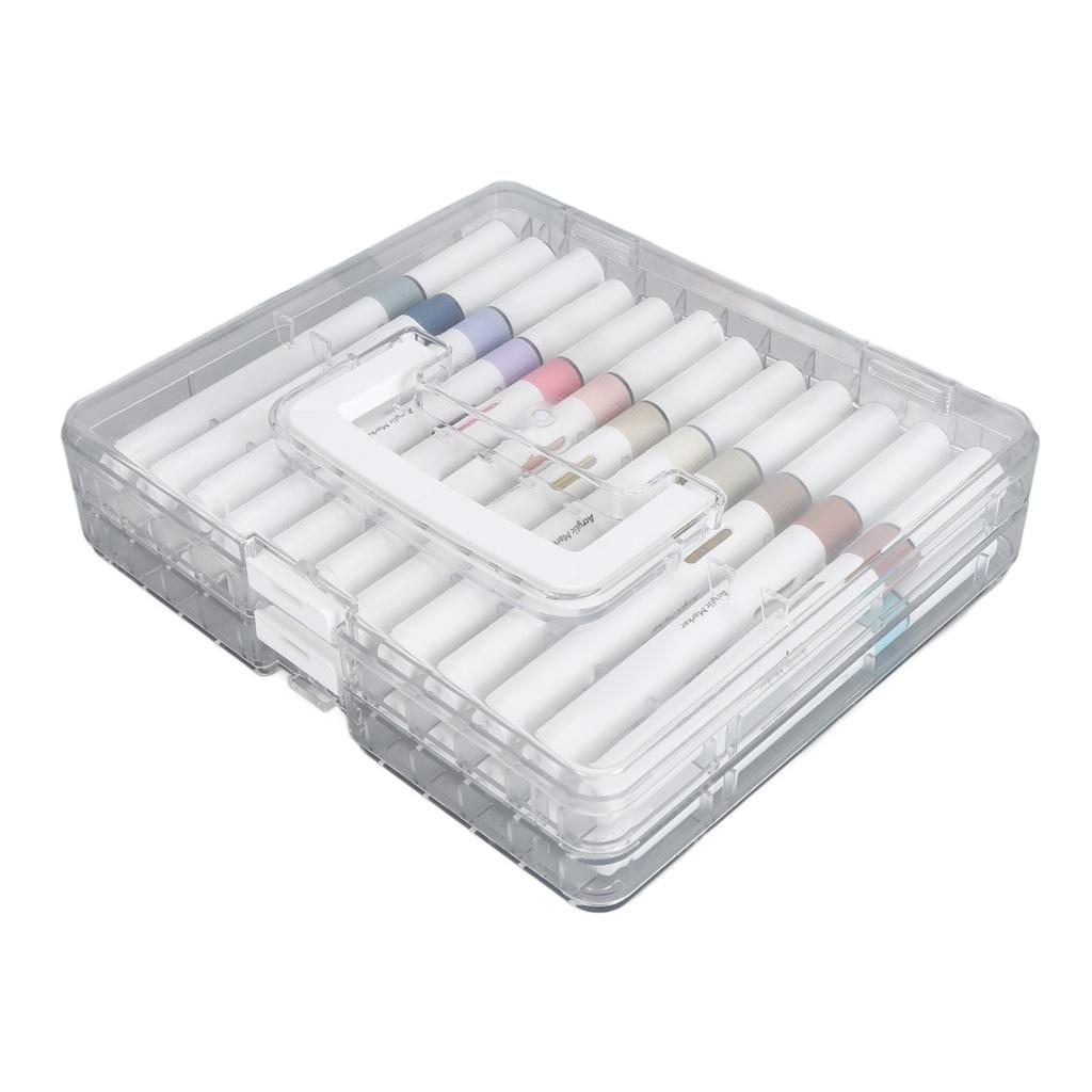 24 Colors Marker Pen Direct Liquid Soft Head Acrylic Paint Pens for Wood Metal Plastic Fabric DIY