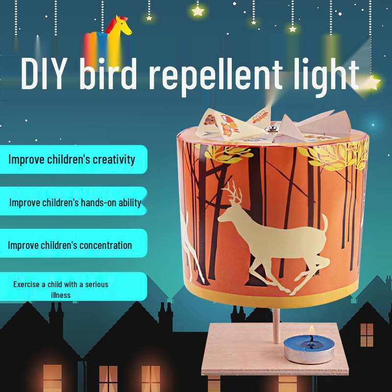DIY Carousel Science Kit for Primary School Students – Creative Handmade Teaching Aids N/A