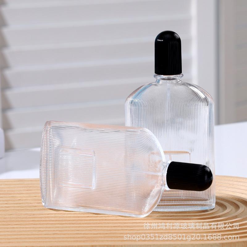 15-Slot 100ml Transparent Perfume Decant Bottle with Press-Type Continuous Spray