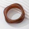Vintage Punk Big Geometric Irregular Bangles Hip Hop Acrylic Wide Bangles Bracelets For Women Men New Gift Jewelry