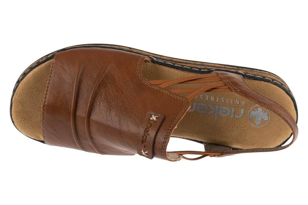 Rieker Sandals 62962, Womens brown Sandals