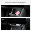 Vassoio portaoggetti nascosto sotto lo schermo LUCKEASY per Tesla Model Y Juniper 2025 2026/Model 3 Highland 2024 2025, organizer per console centrale a scomparsa in ABS