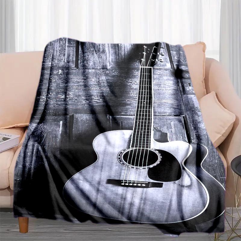 

1PC Musical elements printed blanket, all season lightweight home office outdoor nap multifunctional blanket A7 80cm x 120cm
