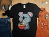 Kawaii Anime Koala Bear Asian Noodles Japanese Ramen Shirt, Anime Shirt, Ramen T-Shirt, Japan Art