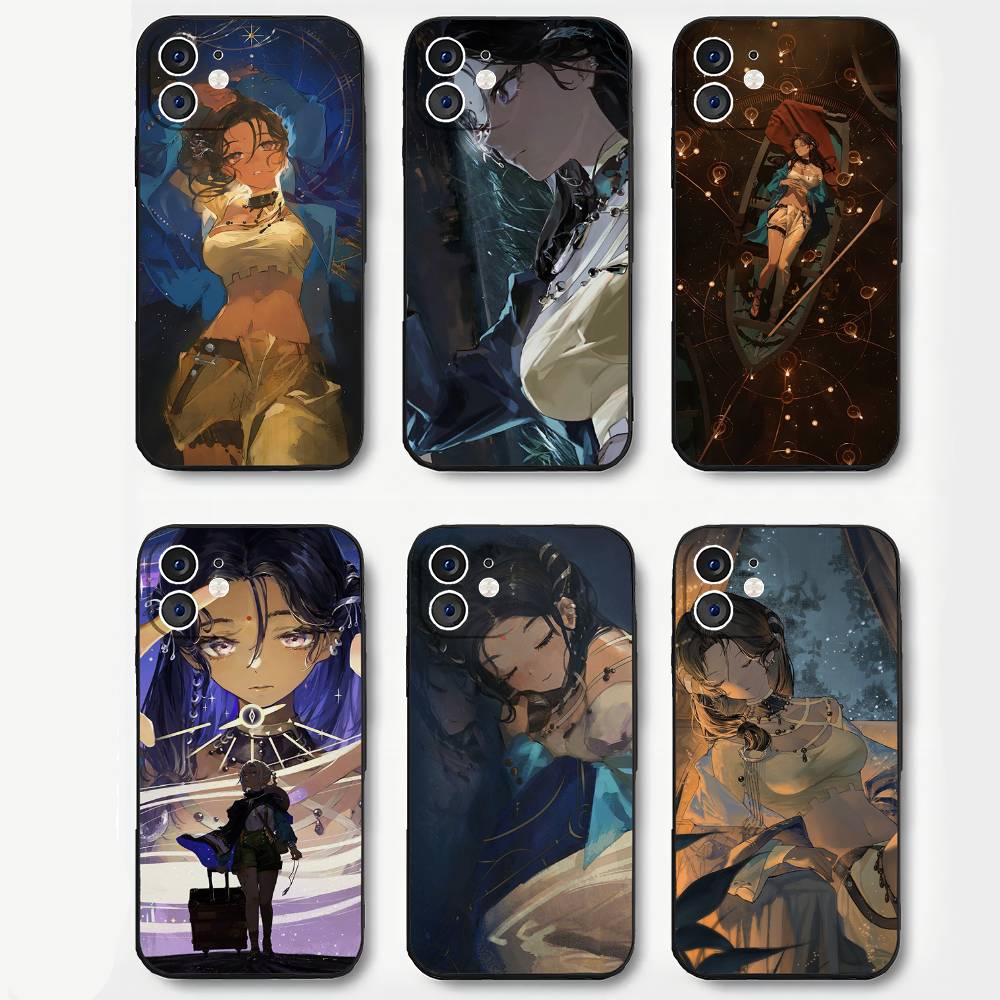 Black Dwarf Anime Reverse 1999 Phone Case For IPhone 17 Air 16 15 14 13 Pro Max 11 12 Black Silicone Cover