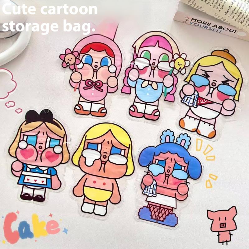 10Pcs Cartoon Crying Baby Ziplock Bag Special-Shaped Packaging Bags Snacks, Biscuits And Candy Storge Bags Thickened Bag