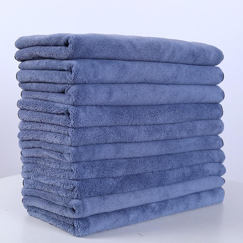 Schnelltrocknendes, fusselfreies Korallenfleece-Handtuch - Saugfähiges Gesichts- und Haarhandtuch, perfekt für den Heimgebrauch oder als Geschenk