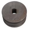 Motor Belt Pulley H Hole 12x17mm Double Groove Metal Belt Pulley for Brushed Brushless Direct
